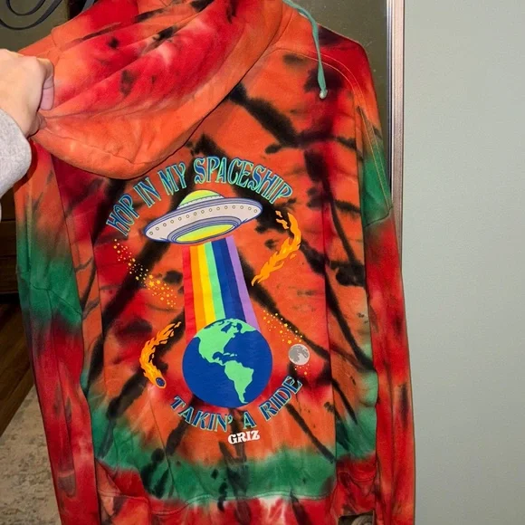 GRIZ Tie-Dye Hoodie - Picture 4 of 5